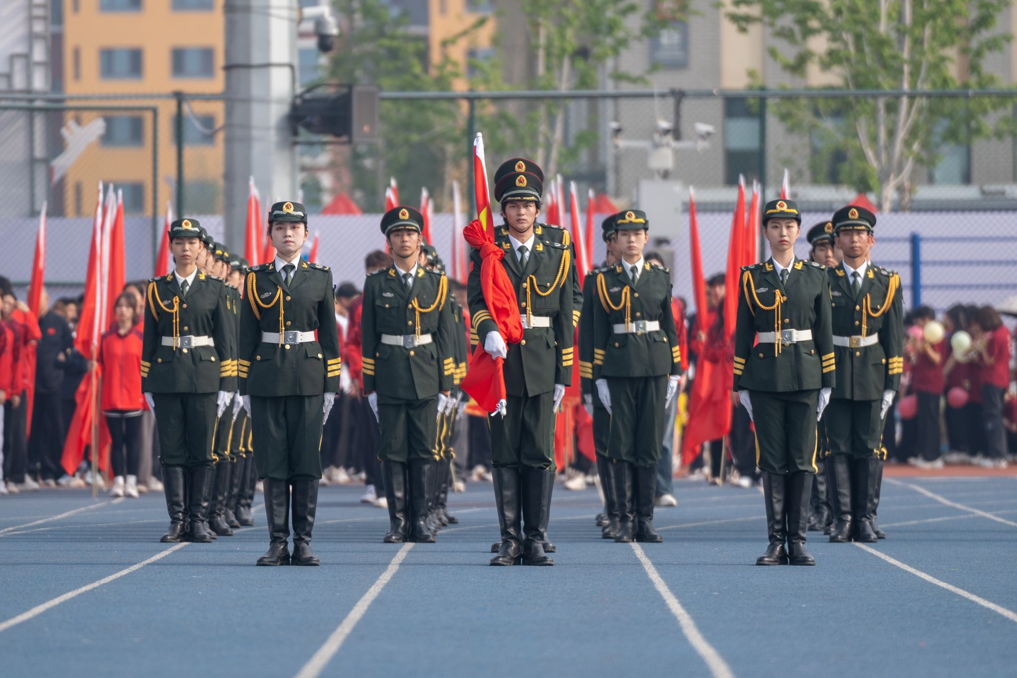 【现场掠影】大阳城官网(中国)官方网站举行第57届田径运动会图集①